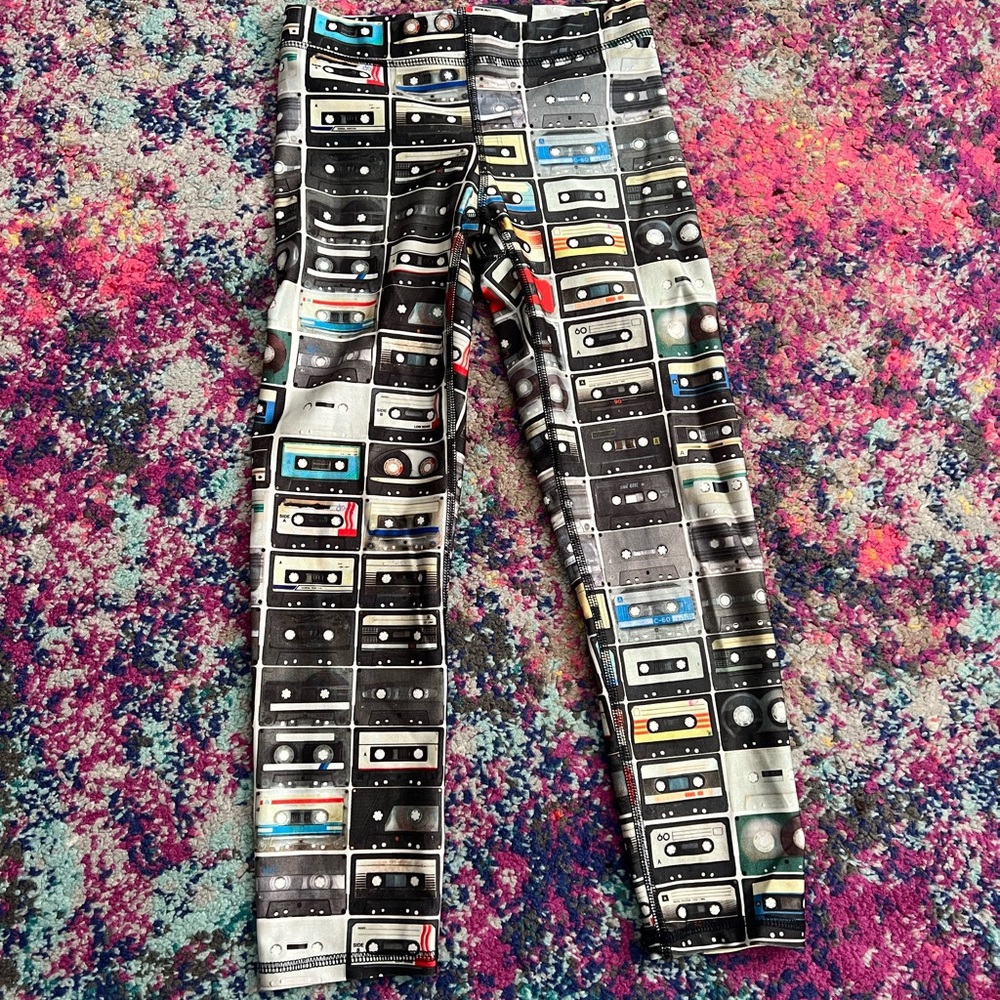 Zara Terez Retro Cassette women Leggings xs